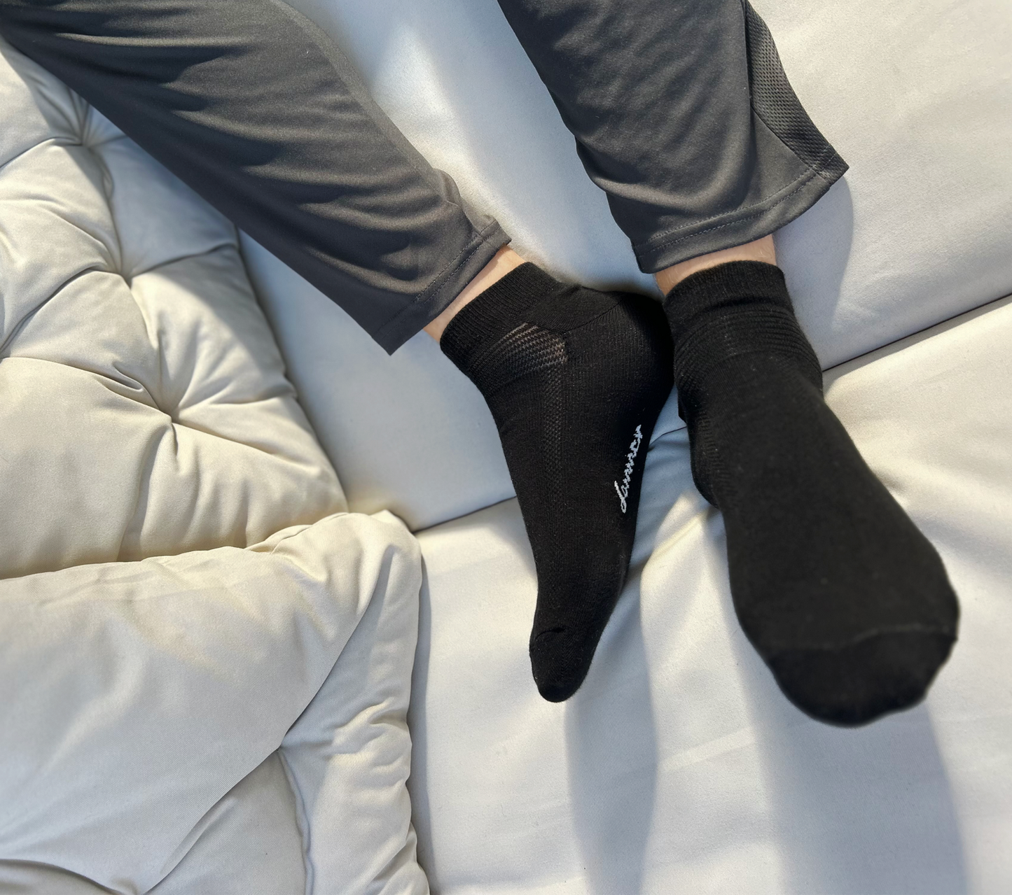 Bomullstrumpa 3-pack - svart