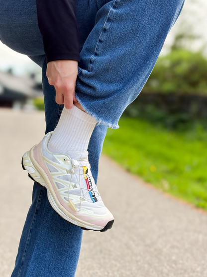 Comfort Crew Socks 3-PACK - vit