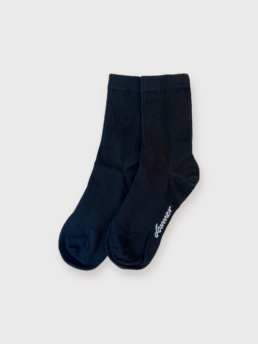 Comfort Crew Socks 3-PACK - svart